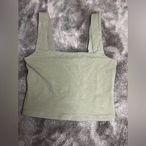 Aeropostale green crop top